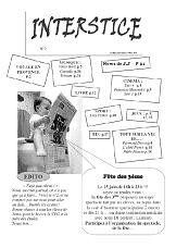 Interstice N°2 (Avril 2007)