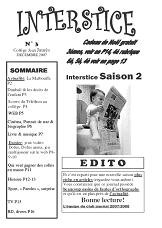 Interstice N°3 (Décembre 2007)